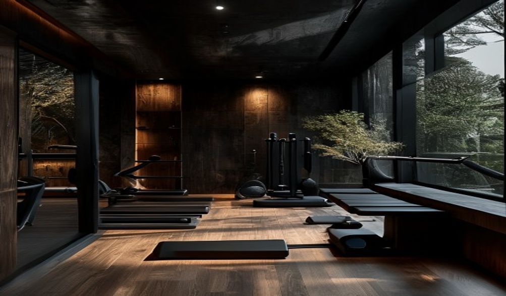Salle de sport premium conçue par EFS Maroc — Home Gym haut de gamme
