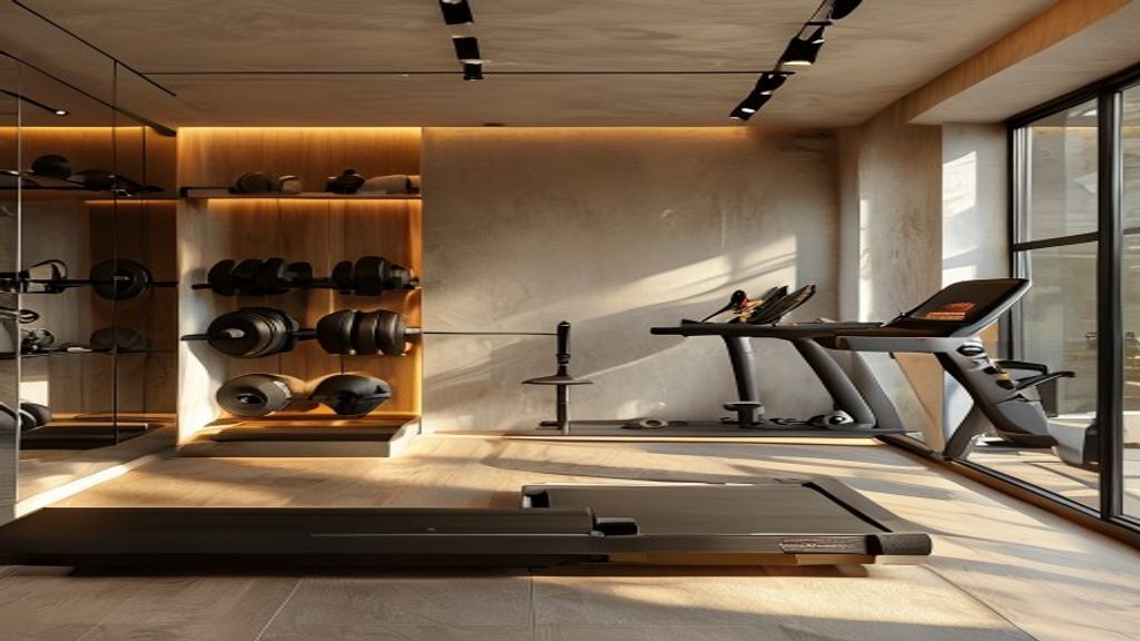 Home Gym premium équipé par EFS Maroc
