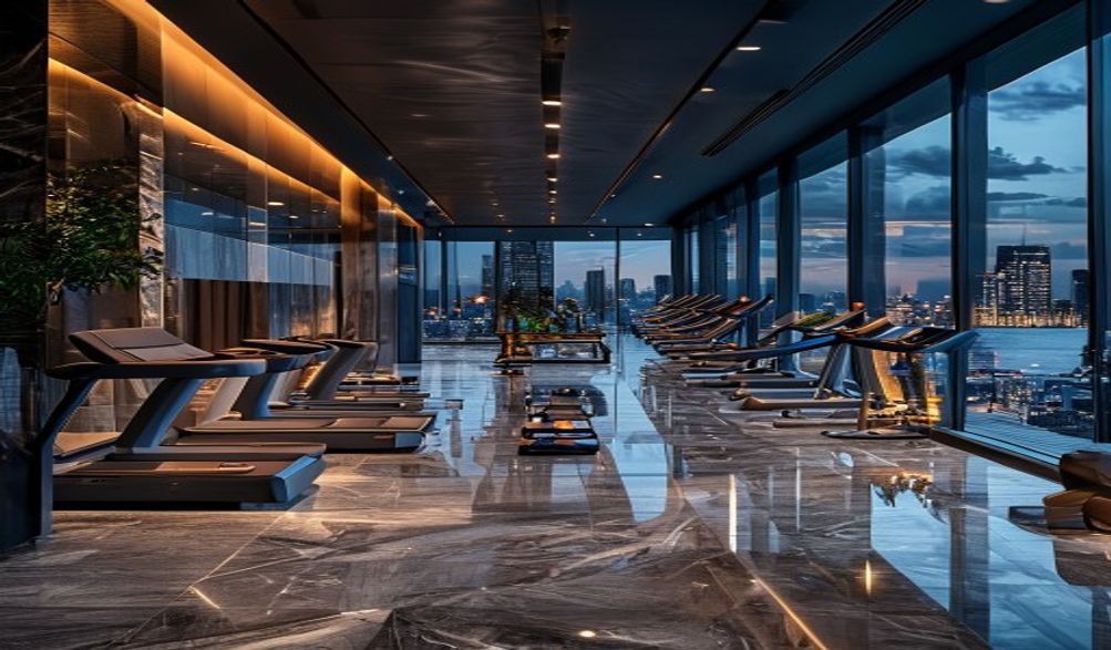 Salle de sport signature pour hôtel premium